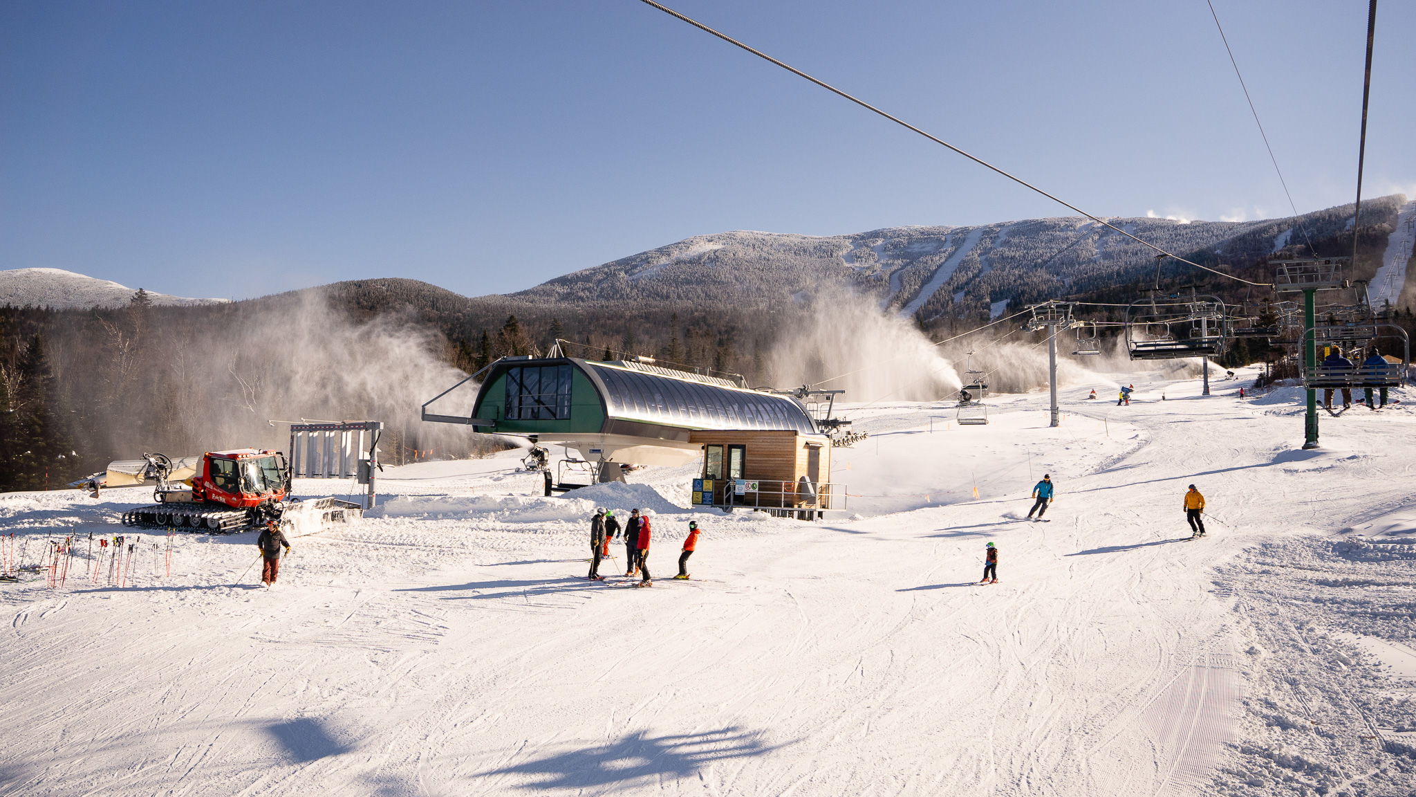 Base of the Rangeley Express Quad
